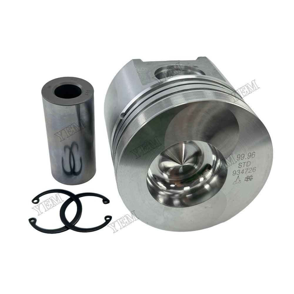 YEM Parts 2 PCS 04158997 04152197 Piston + Pin Clip For Deutz F2L511 Engine For Deutz