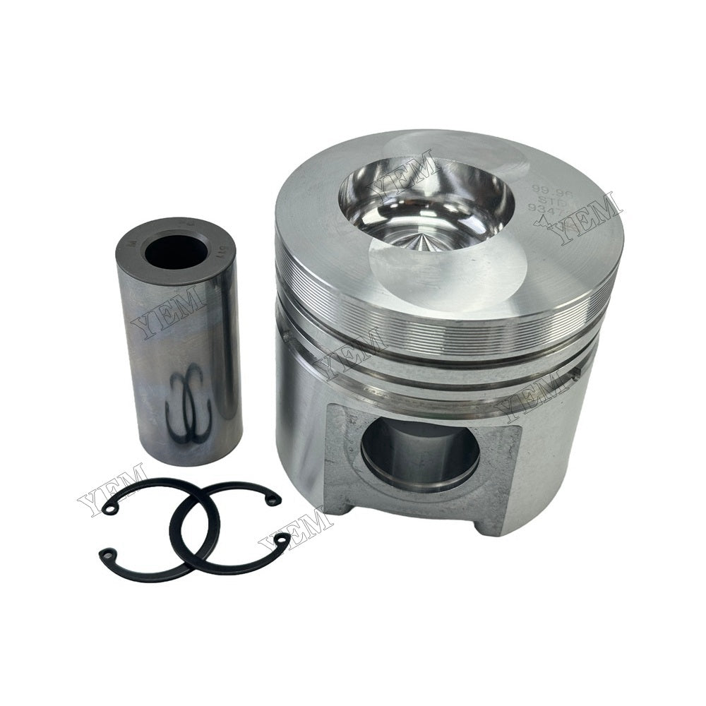 YEM Parts 2 PCS 04158997 04152197 Piston + Pin Clip For Deutz F2L511 Engine For Deutz