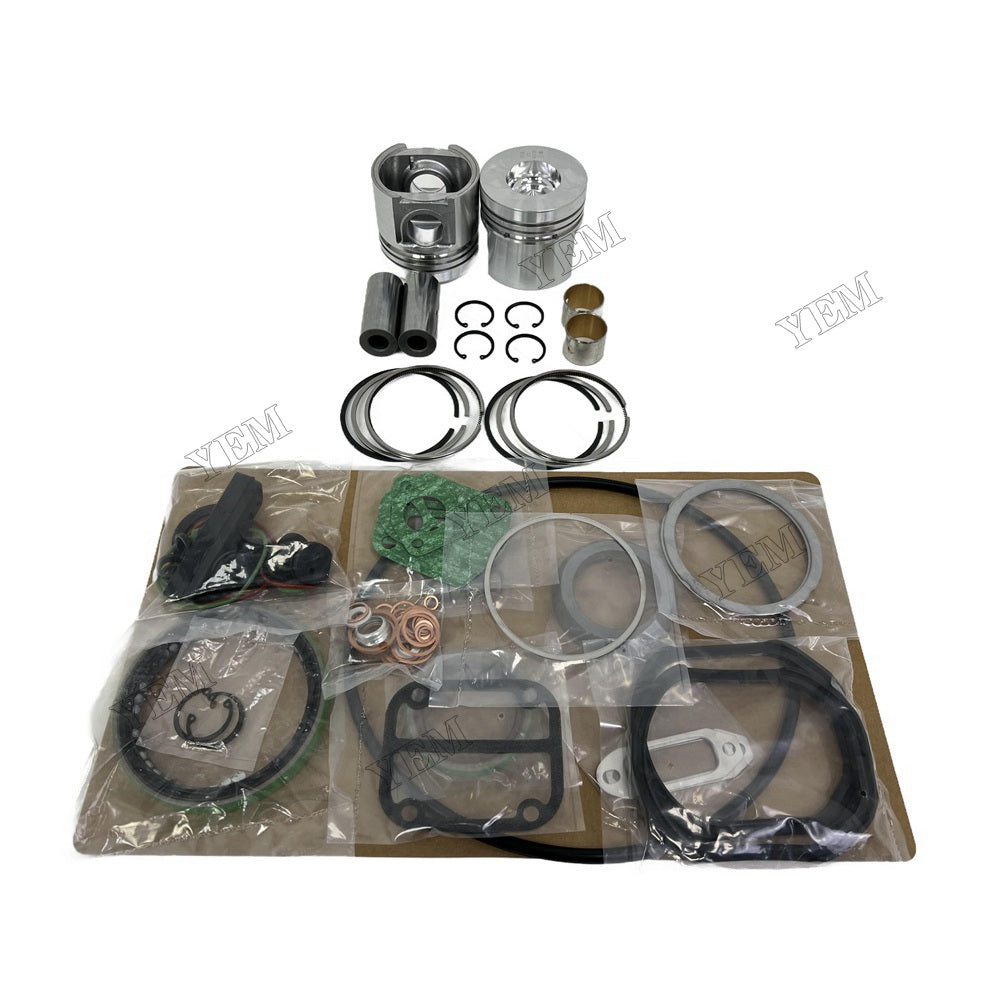 YEM Parts 2 PCS Piston Piston Ring Assembly Overhaul Kit For Deutz F2L511 Engine For Deutz