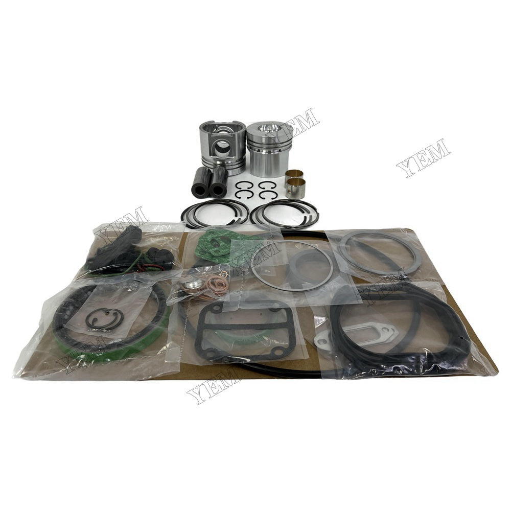 YEM Parts 2 PCS Piston Piston Ring Assembly Overhaul Kit For Deutz F2L511 Engine For Deutz