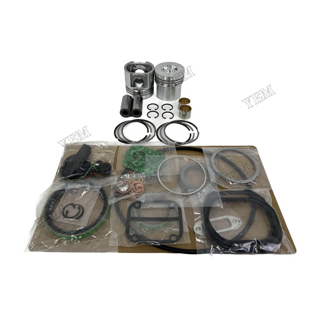 YEM Parts 2 PCS Piston Piston Ring Assembly Overhaul Kit For Deutz F2L511 Engine For Deutz
