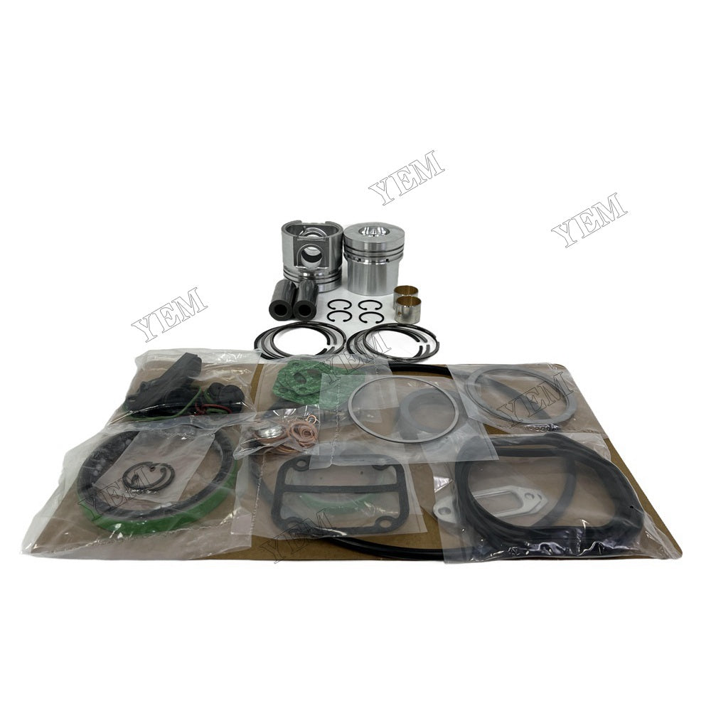 YEM Parts 2 PCS Piston Piston Ring Assembly Overhaul Kit For Deutz F2L511 Engine For Deutz