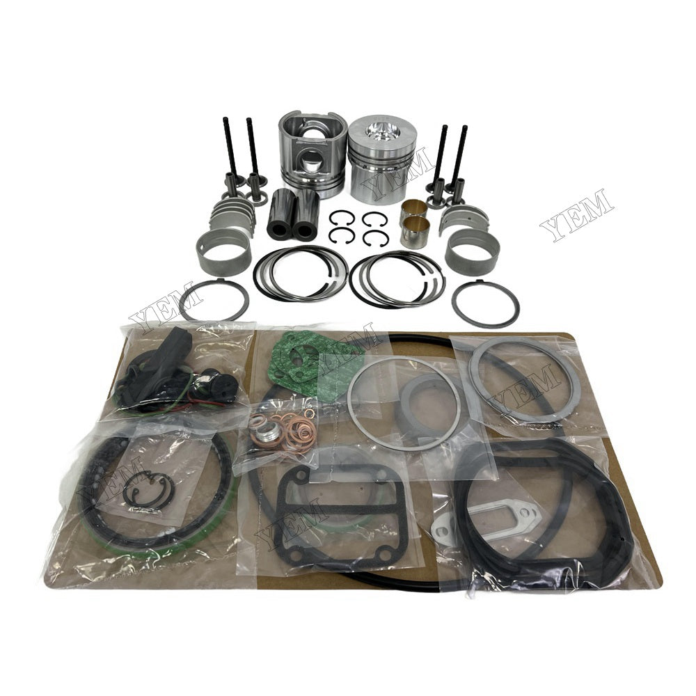 YEM Parts 2 PCS Piston With Ring Assembly Gakset Kit Valve Train For Deutz F2L511 For Deutz