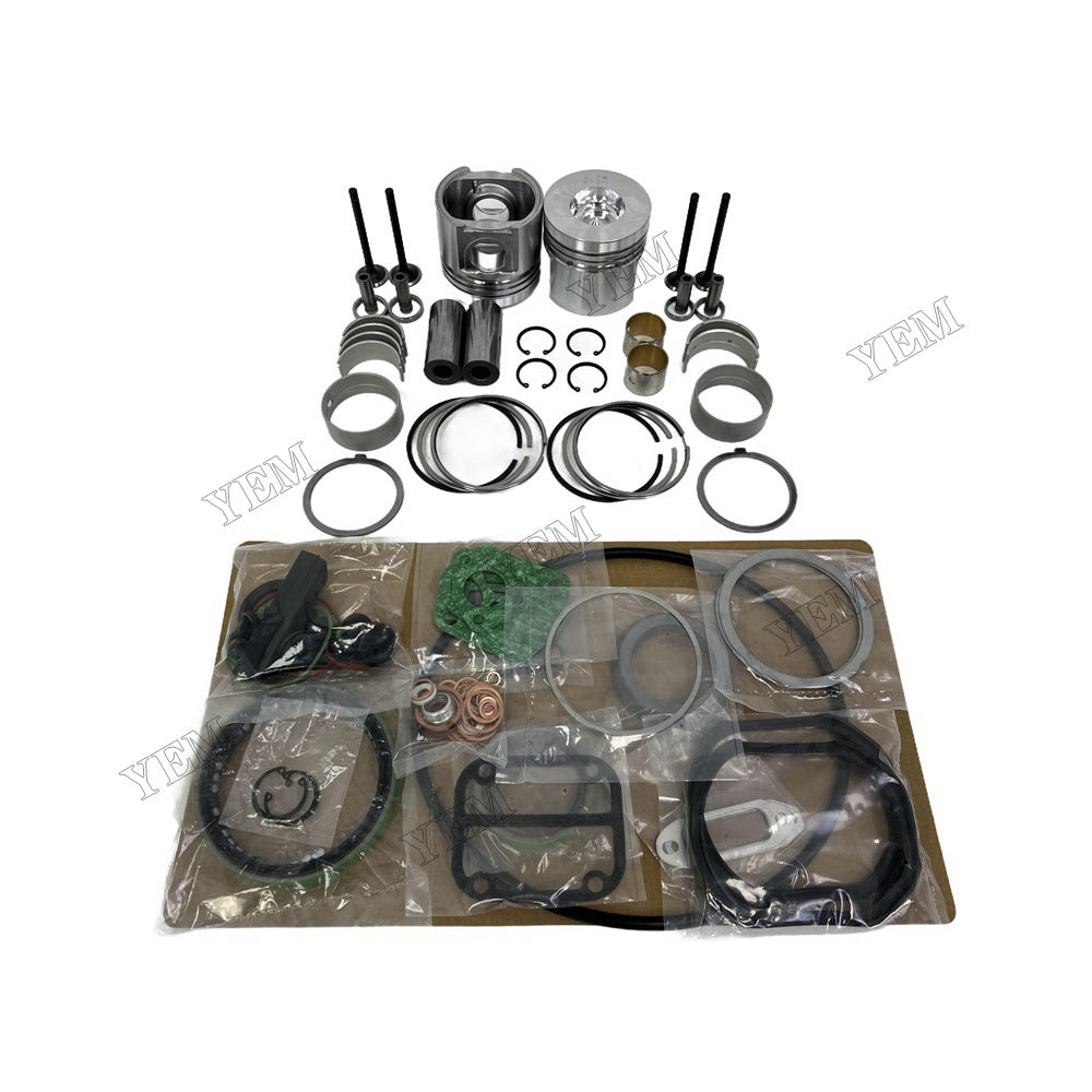 YEM Parts 2 PCS Piston With Ring Assembly Gakset Kit Valve Train For Deutz F2L511 For Deutz