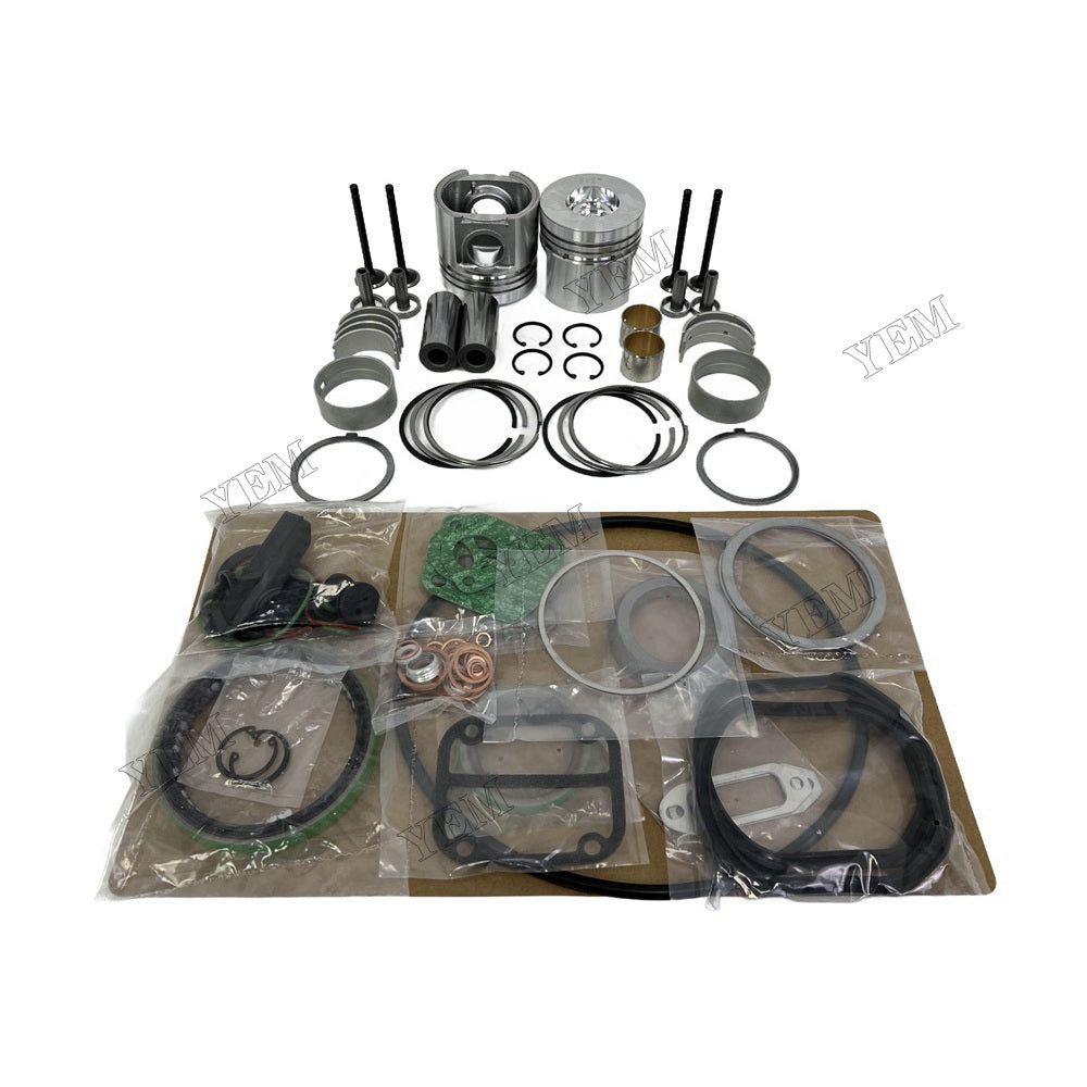 YEM Parts 2 PCS Piston With Ring Assembly Gakset Kit Valve Train For Deutz F2L511 For Deutz