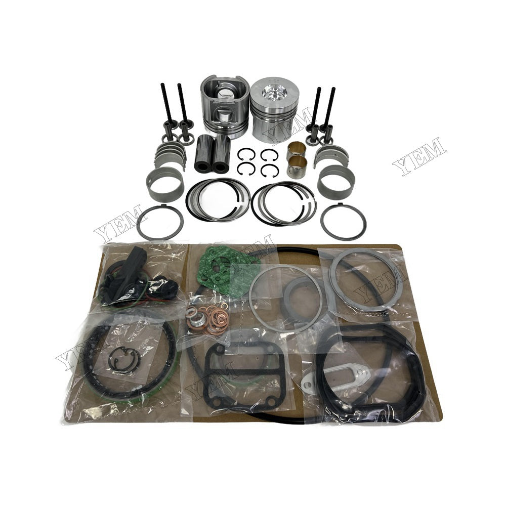 YEM Parts 2 PCS Piston With Ring Assembly Gakset Kit Valve Train For Deutz F2L511 For Deutz