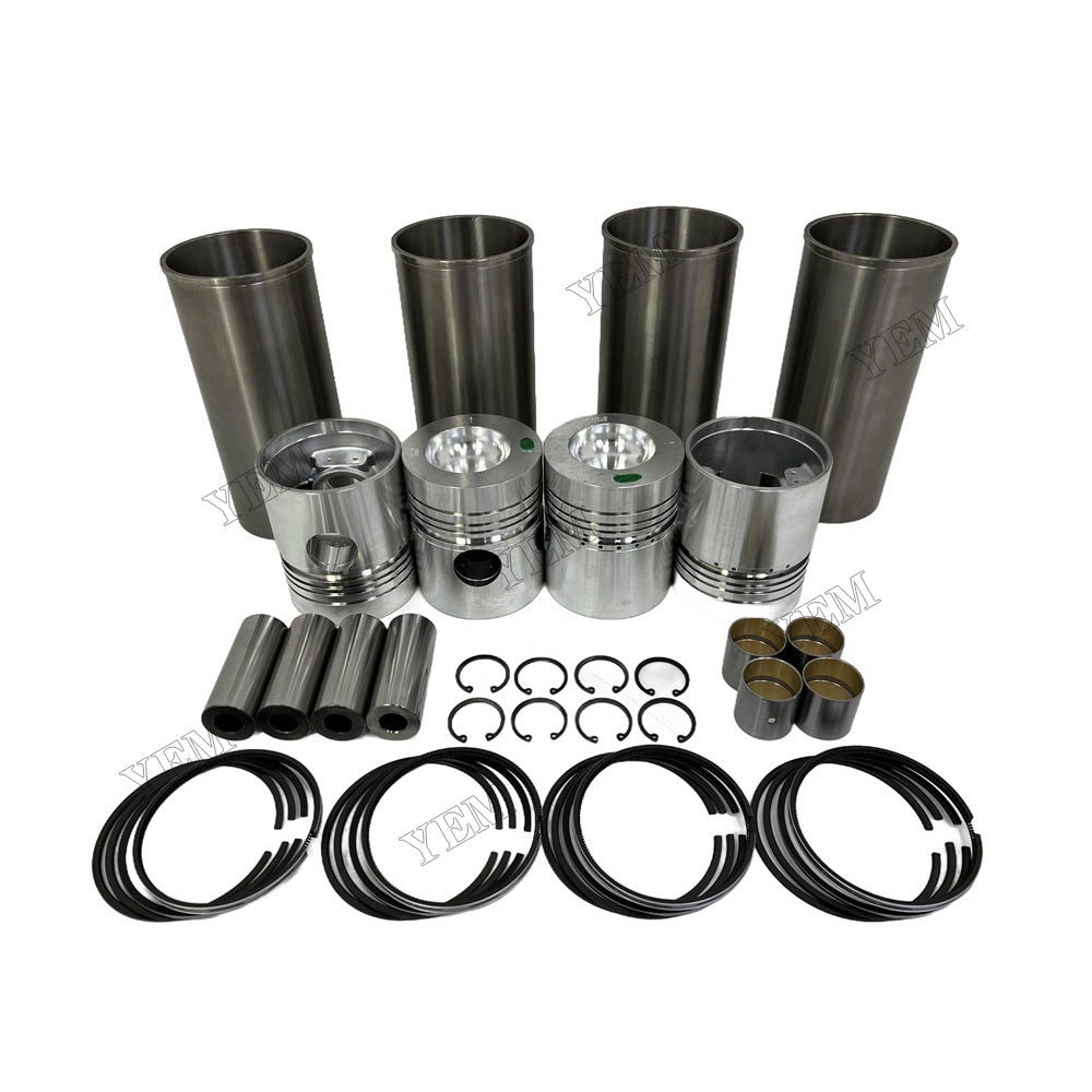 YEM Parts 4 PCS Cylinder Liner Kit For Perkins 4.248 Engine Excavator Engine