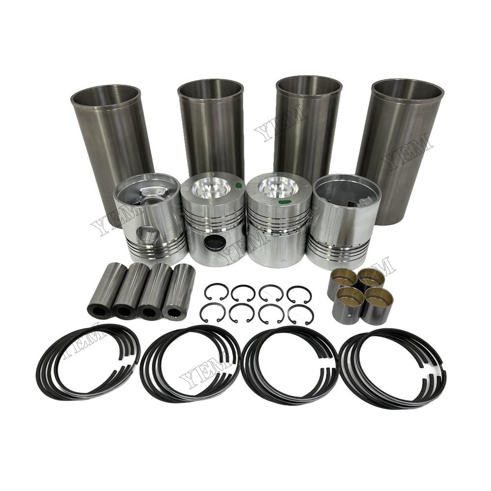 YEM Parts 4 PCS Cylinder Liner Kit For Perkins 4.248 Engine Excavator Engine