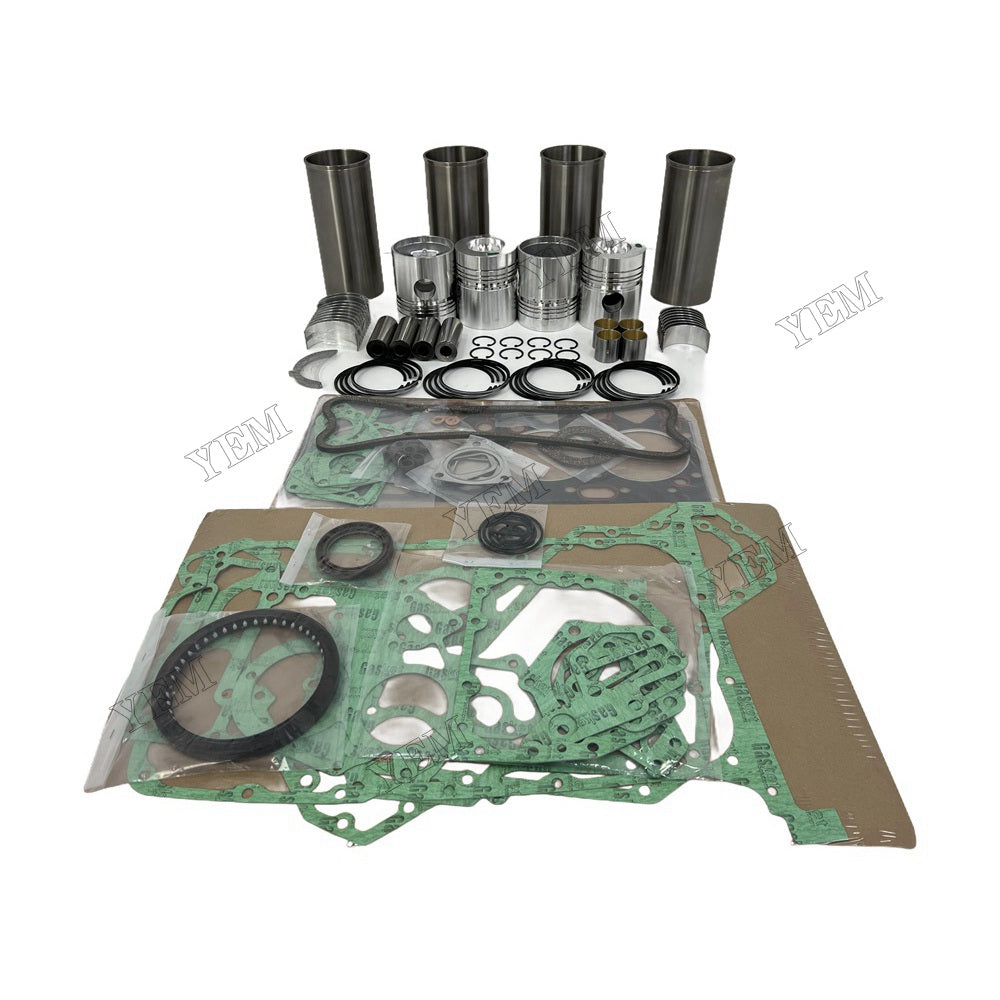 YEM Parts 4 PCS Overhaul Rebuild Kit With Gasket Set Bearing For Perkins 4.248 Engine For Perkins