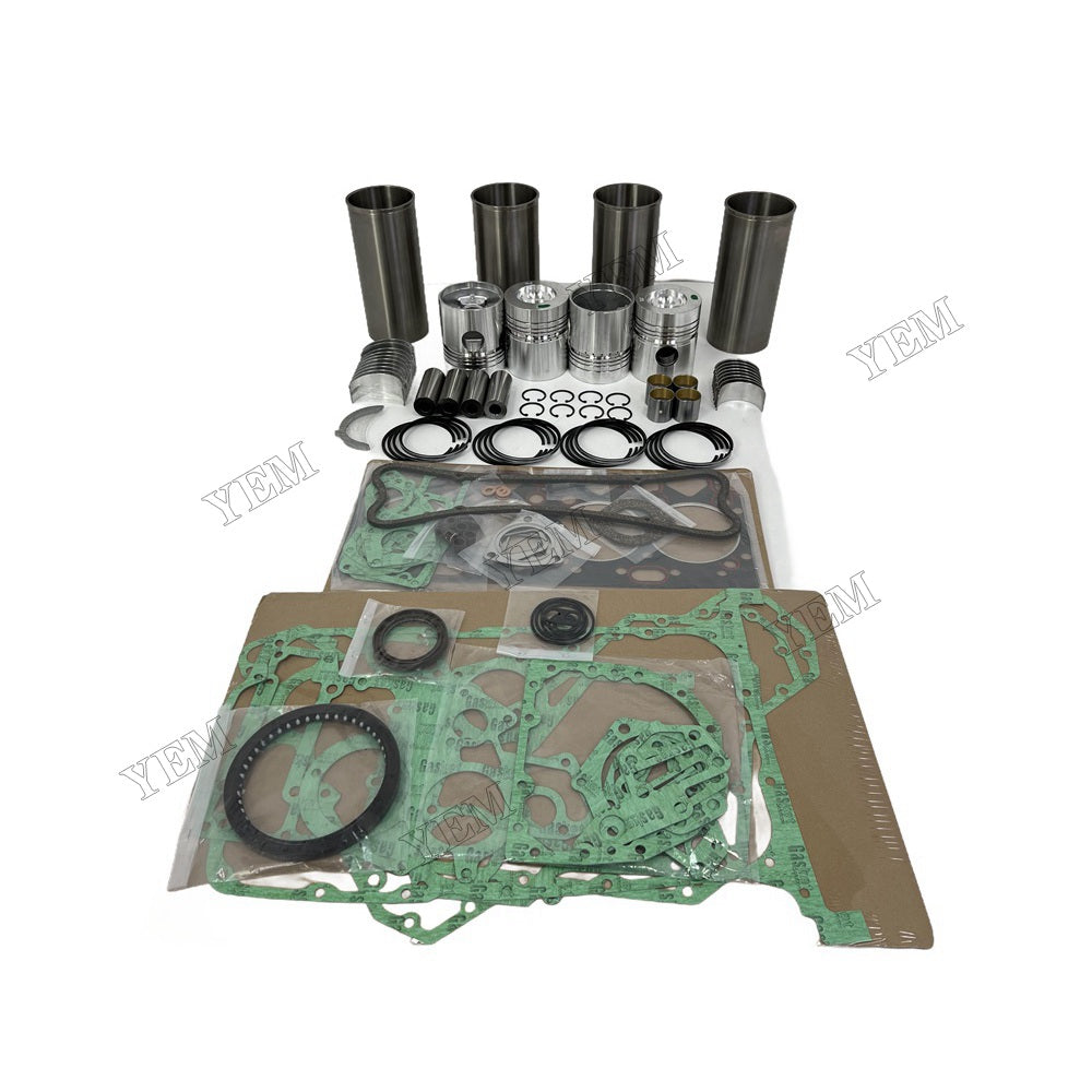 YEM Parts 4 PCS Overhaul Rebuild Kit With Gasket Set Bearing For Perkins 4.248 Engine For Perkins