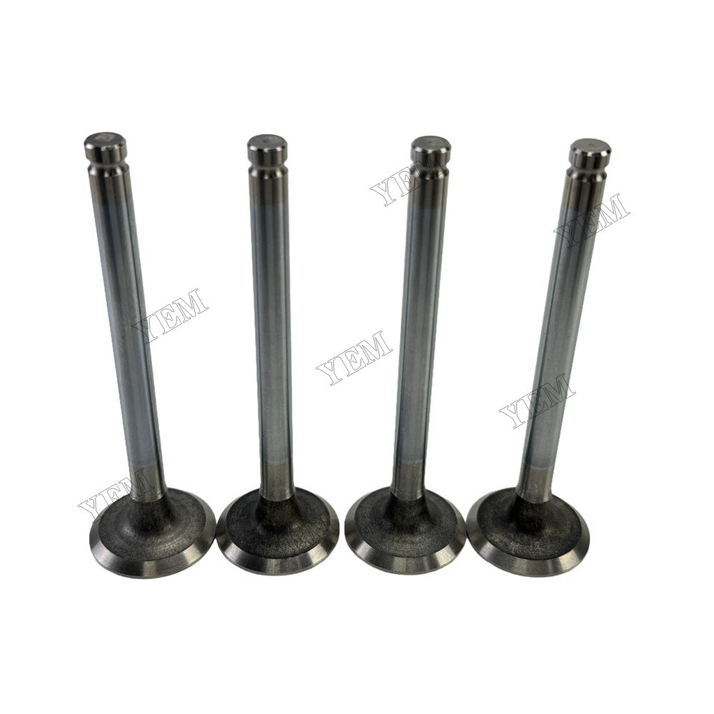 YEM Parts 4 PCS Exhaust Valve For Perkins 4.248 Engine Excavator Diesel EngineSpare Parts For Perkins