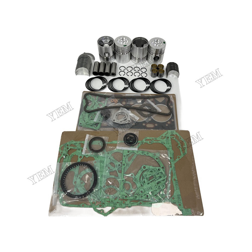 YEM Parts 4PCS Piston Ring Set Gakset Kit Main Rod Bearings Washers For Perkins 4.248 For Perkins