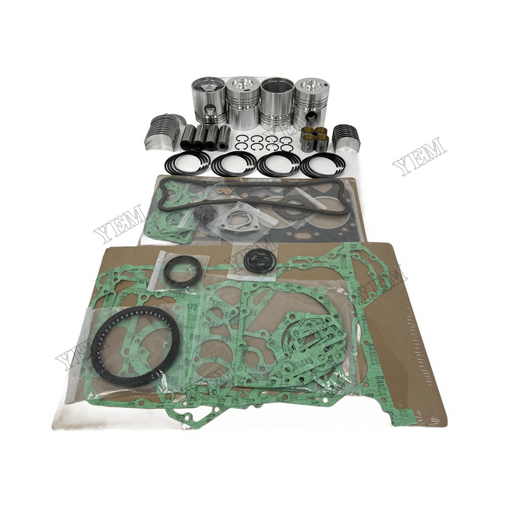 YEM Parts 4PCS Piston Ring Set Gakset Kit Main Rod Bearings Washers For Perkins 4.248 For Perkins