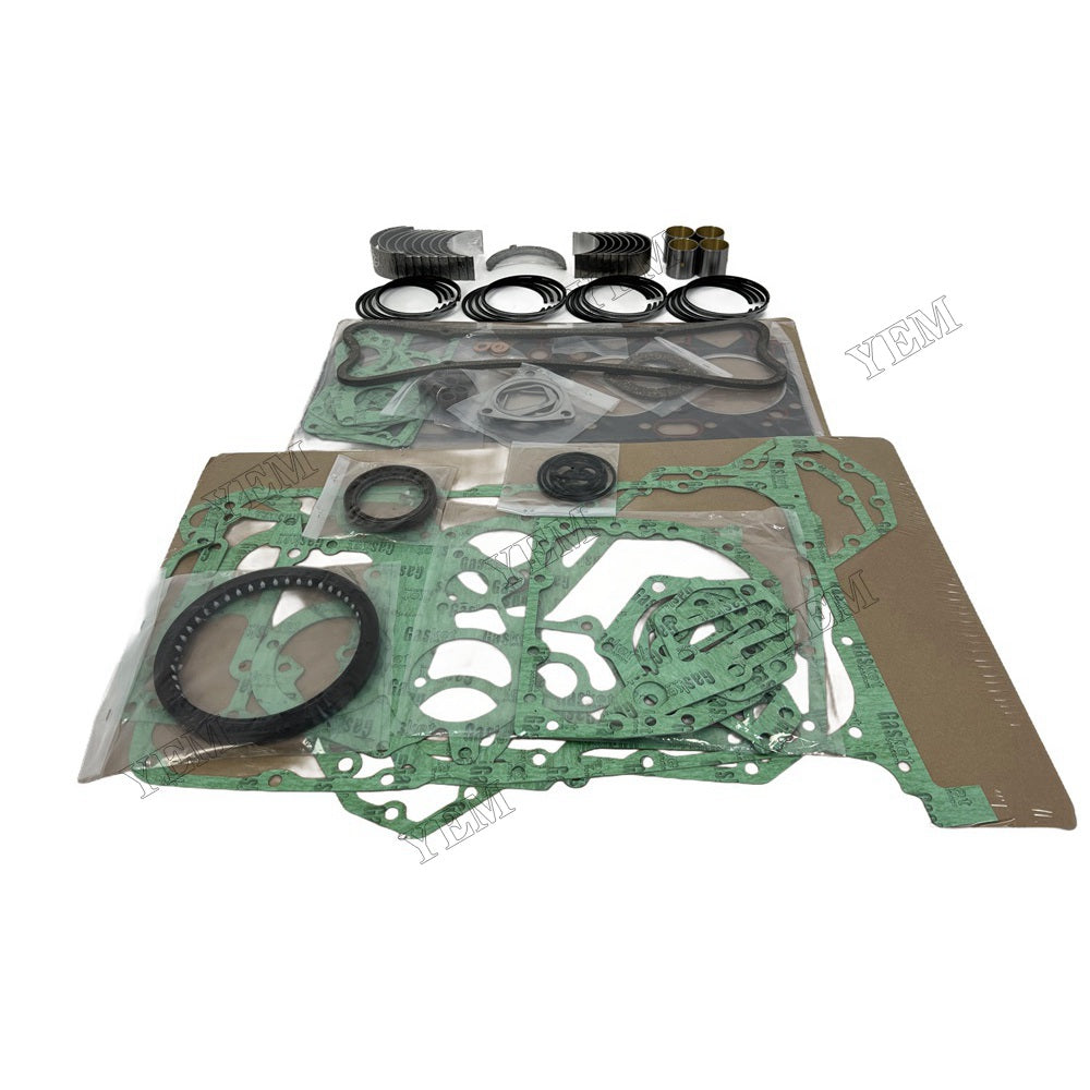 YEM Parts 4 PCS Piston Ring Overhaul Kit with Thrust Washers For Perkins 4.248 Engine For Perkins