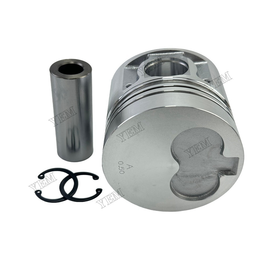 YEM Parts 4 PCS Piston + Pin Clip +0.5mm For Shibaura N844 Engine ST450 ST460 Tractor For Shibaura