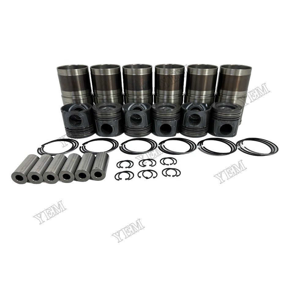 YEM Parts 6 PCS Cylinder Liner Kit For Cummins QSL9.3 Engine Diesel Engine Spare Parts For Cummins