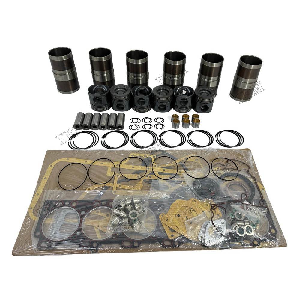 YEM Parts 6 PCS Overhaul Kit With Gasket Set For Cummins QSL9.3 Diesel EngineSpare Parts