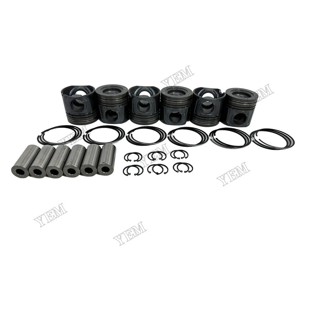 YEM Parts QSL9.3 Piston With Rings Kit STD For Cummins Spare Parts For Cummins