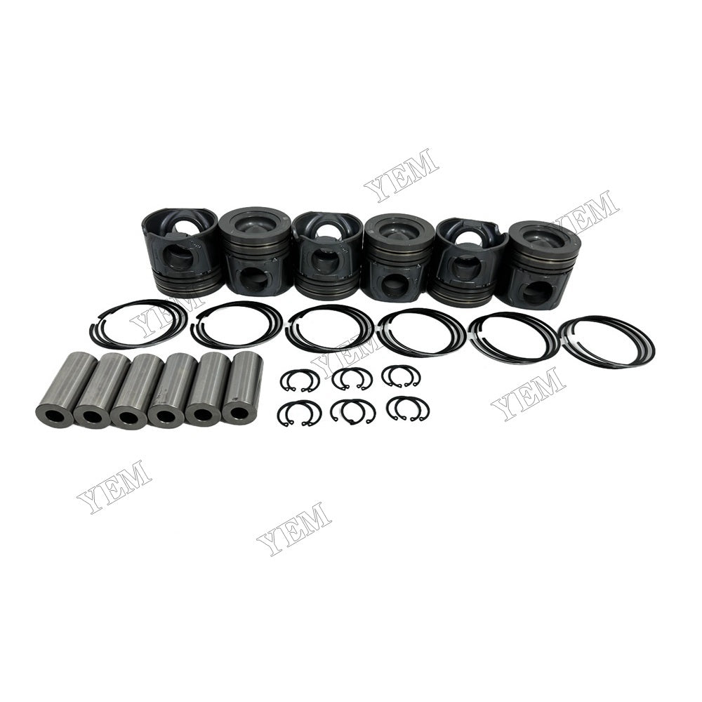 YEM Parts QSL9.3 Piston With Rings Kit STD For Cummins Spare Parts For Cummins