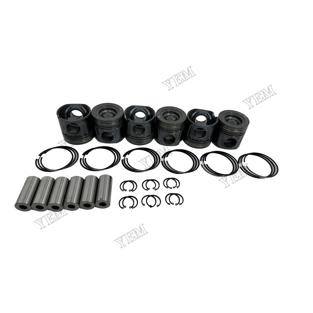 YEM Parts QSL9.3 Piston With Rings Kit STD For Cummins Spare Parts For Cummins