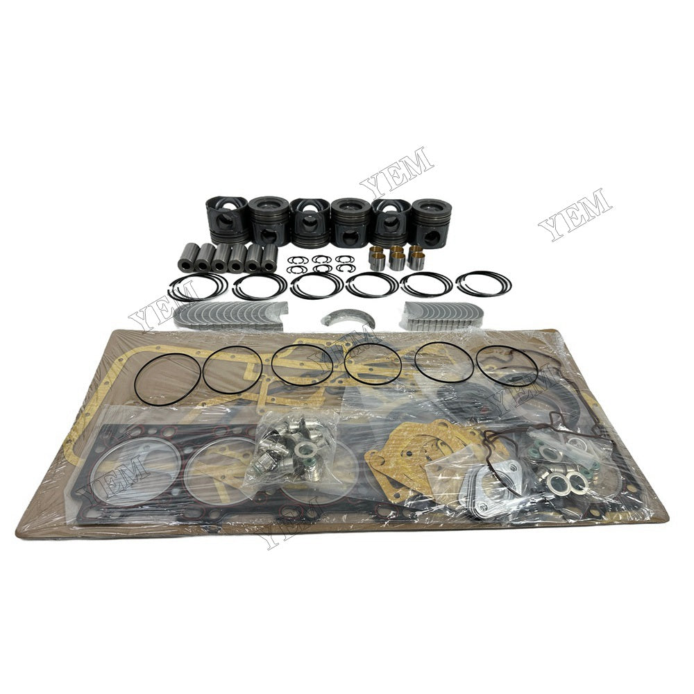 YEM Parts QSL9.3 Piston With Ring Set Gakset Kit Main Rod Bearings Washers For Cummins For Cummins