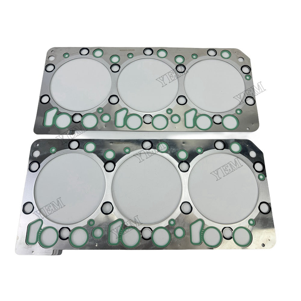 YEM Parts Full Gasket Set For Doosan DV11 Engine DX 520 LC excavator For Doosan