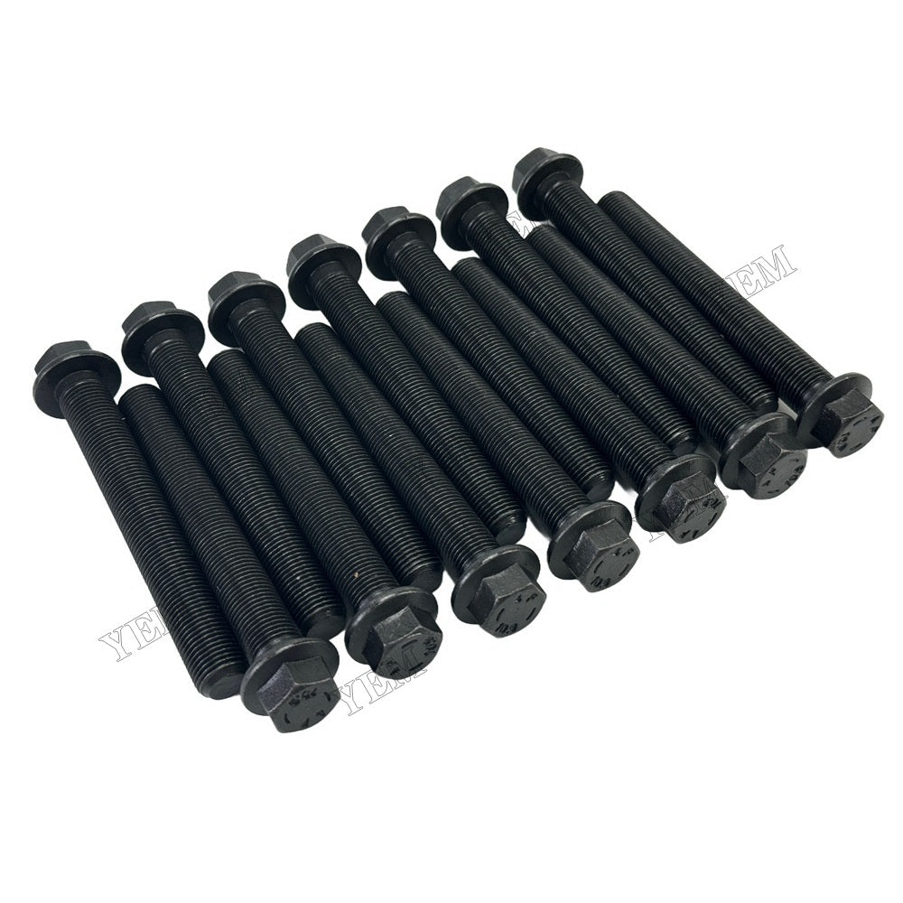 YEM Parts 14 PC 276-8134 3218A017 Cylinder Head Bolt Set For Caterpillar C6.6 Engine For Caterpillar