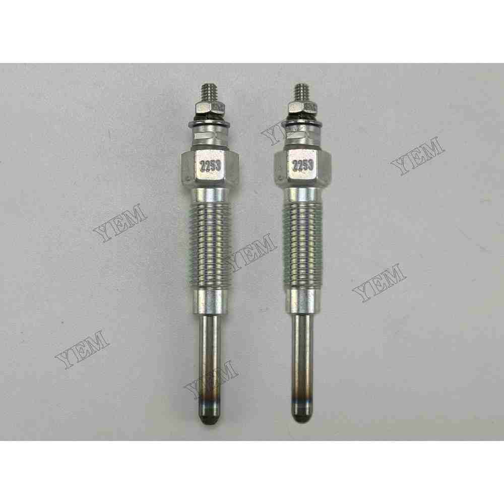 YEM Parts 2 pcs Glow Plug 30L66-00302 for Mitsubishi L2E Engine