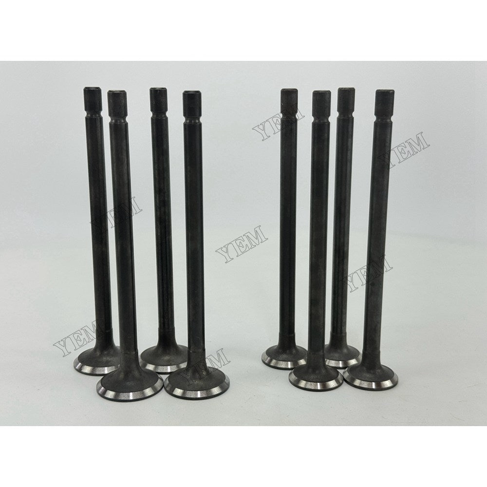 YEM Parts 4 pcs Intake and Exhaust Valve for Isuzu 4FE1 Engine For Isuzu