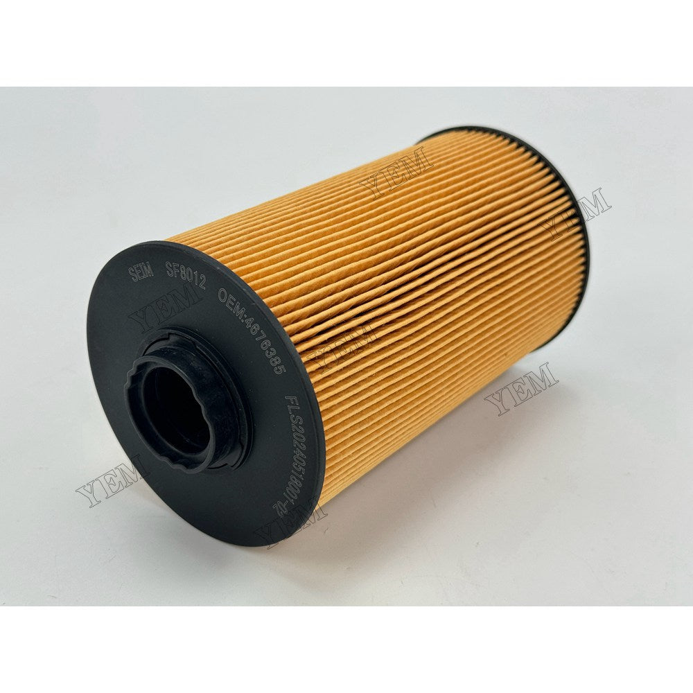 YEM Parts 8980088401 4676385 Fuel Filter Element For Isuzu 4HK1 Sany SY155W excavator For Isuzu