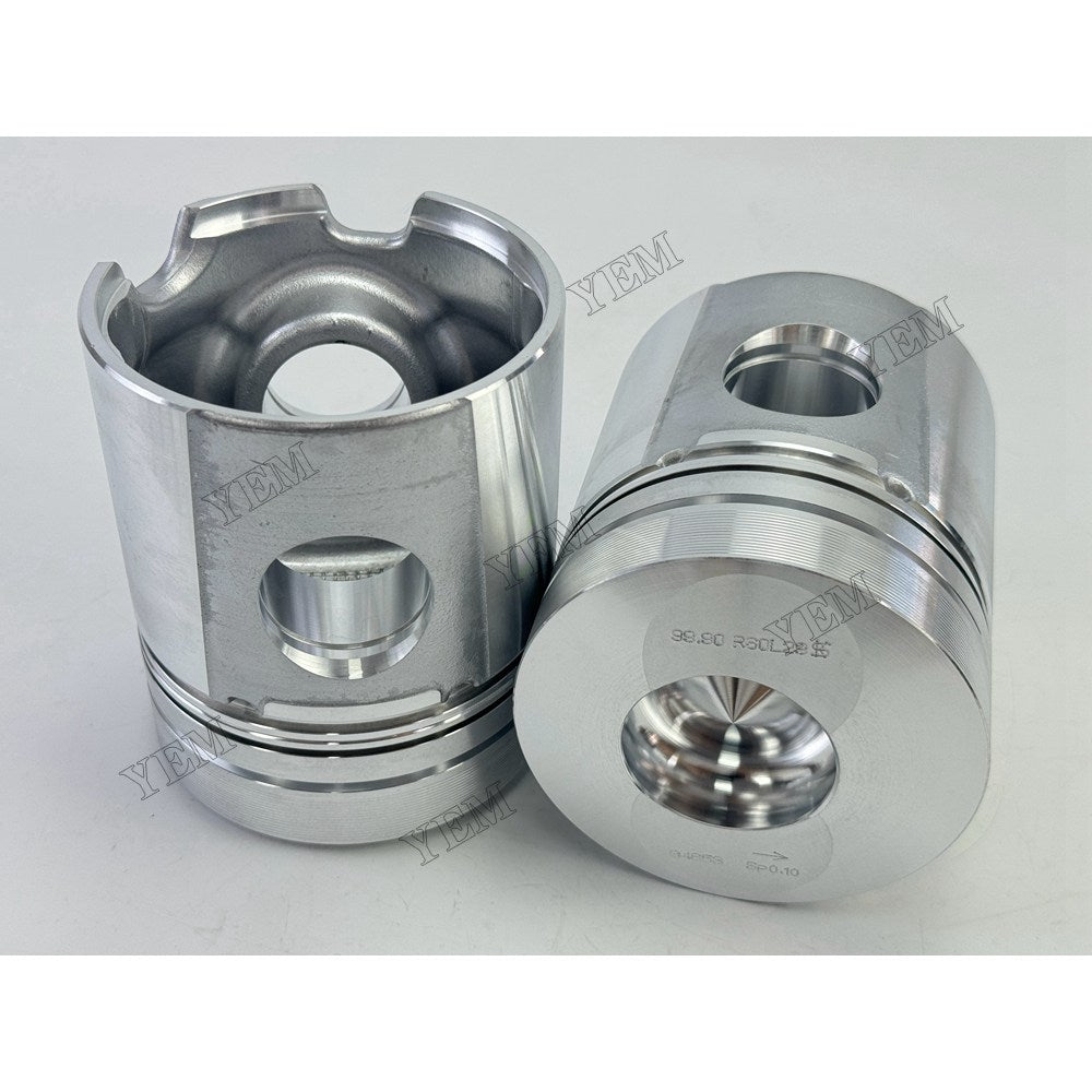 YEM Parts 5 pcs Piston with Pin and Circlips STD 04232407 for Deutz F5L912 Engine For Deutz