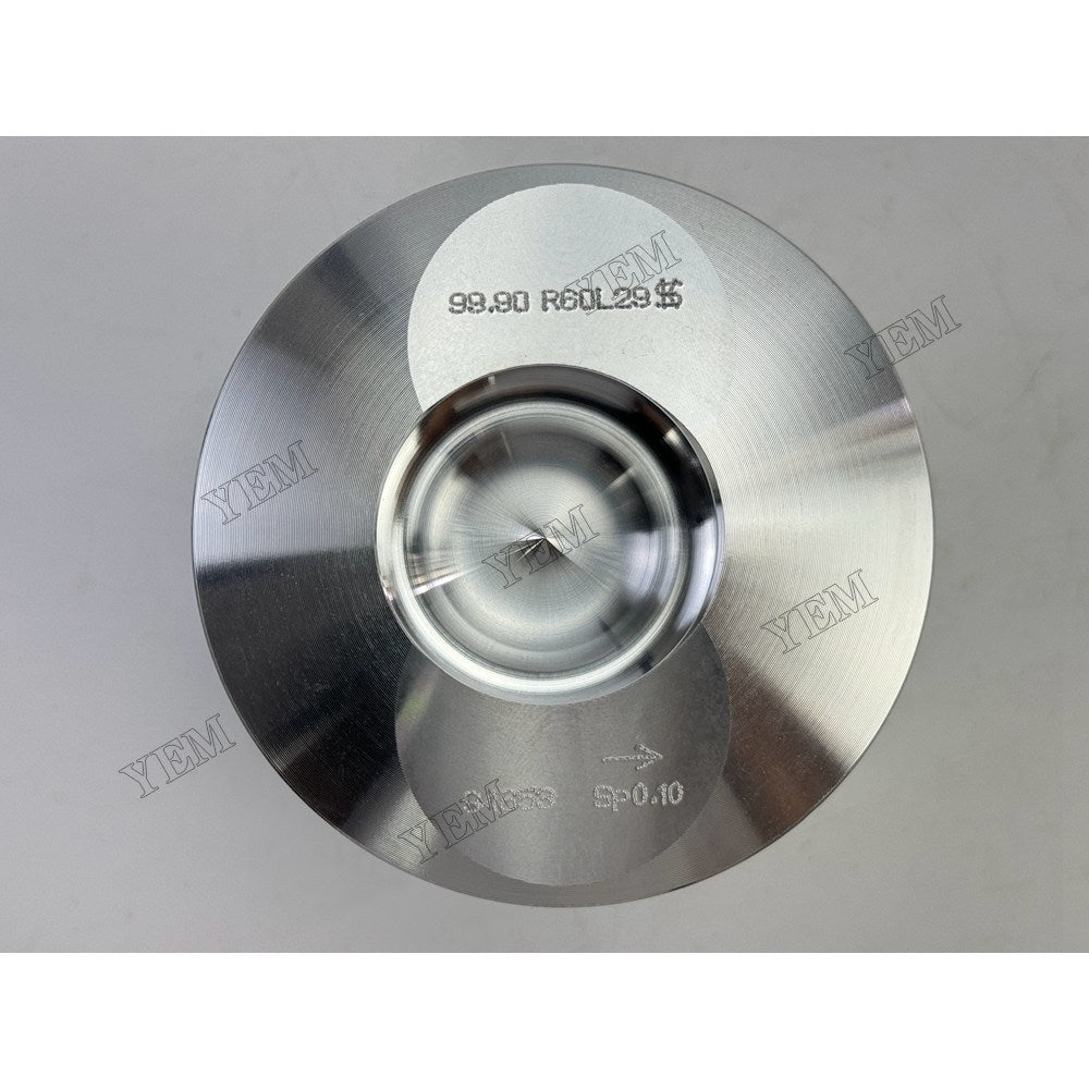 YEM Parts 5 pcs Piston with Pin and Circlips STD 04232407 for Deutz F5L912 Engine For Deutz