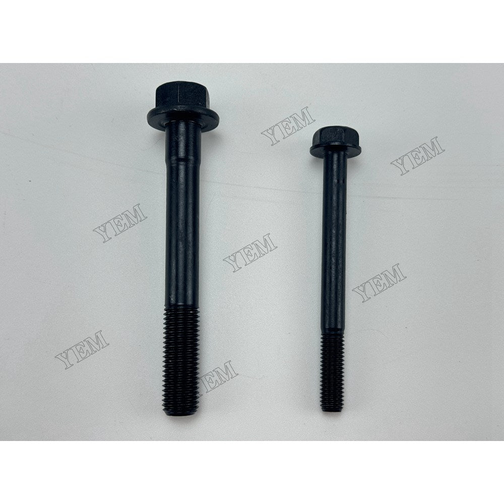 YEM Parts 9 pcs Cylinder Head Bolt 129350-01200 129350-01230 for Yanmar 3D84-1 Engine For Yanmar