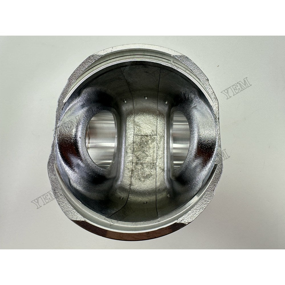 YEM Parts 6 pcs Piston with Pin and Circlips STD 6137-32-2110 for Komatsu 6D105 Engine For Komatsu
