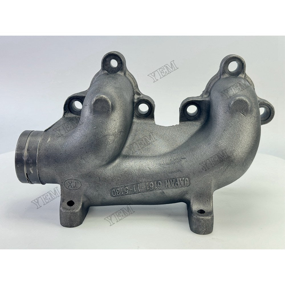 YEM Parts Exhaust Manifold - Left Side 6151-11-5130 for Komatsu 6D125