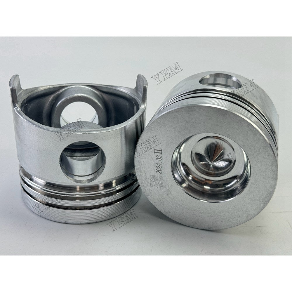 YEM Parts 4 pcs Piston with Pin and Circlips STD for YUNNEI YN25GBZ Engine For Yunnei Power
