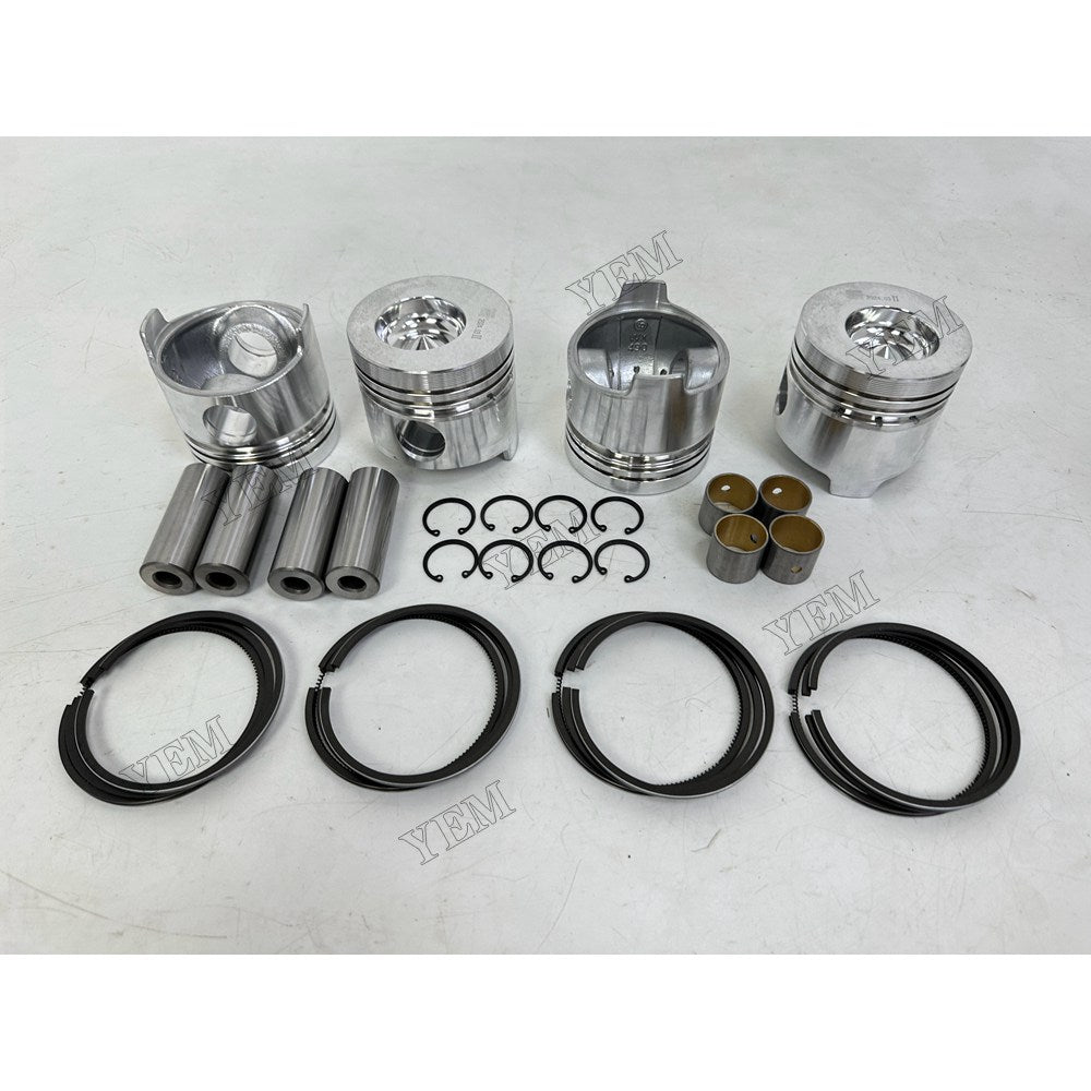 YEM Parts 4 pcs Piston With Rings Kit STD for YUNNEI YN25GBZ Engine For Yunnei Power