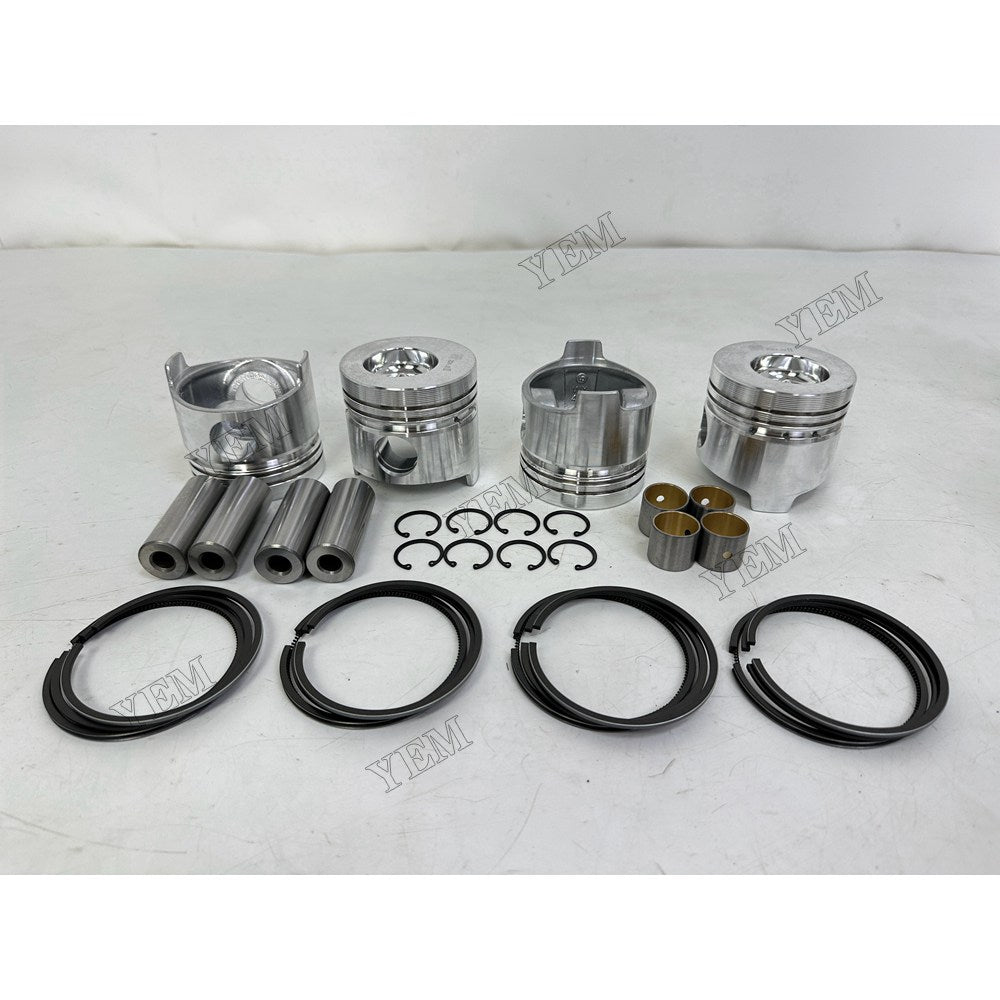 YEM Parts 4 pcs Piston With Rings Kit STD for YUNNEI YN25GBZ Engine For Yunnei Power