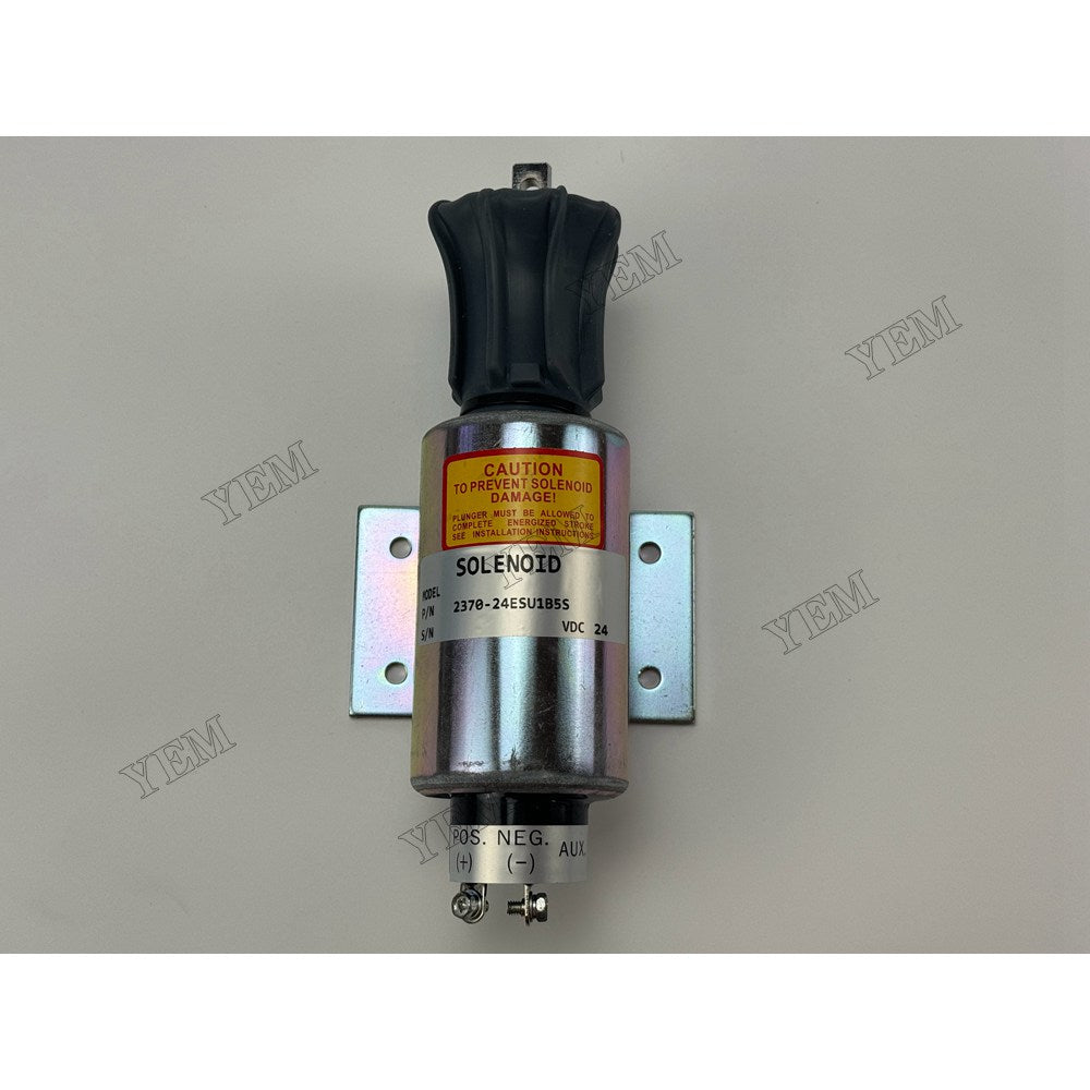 YEM Parts 2370-24ESU1B5S Solenoid Valve 24V For Mitsubishi S12R S16R S12N S12H Engine YEMPARTS