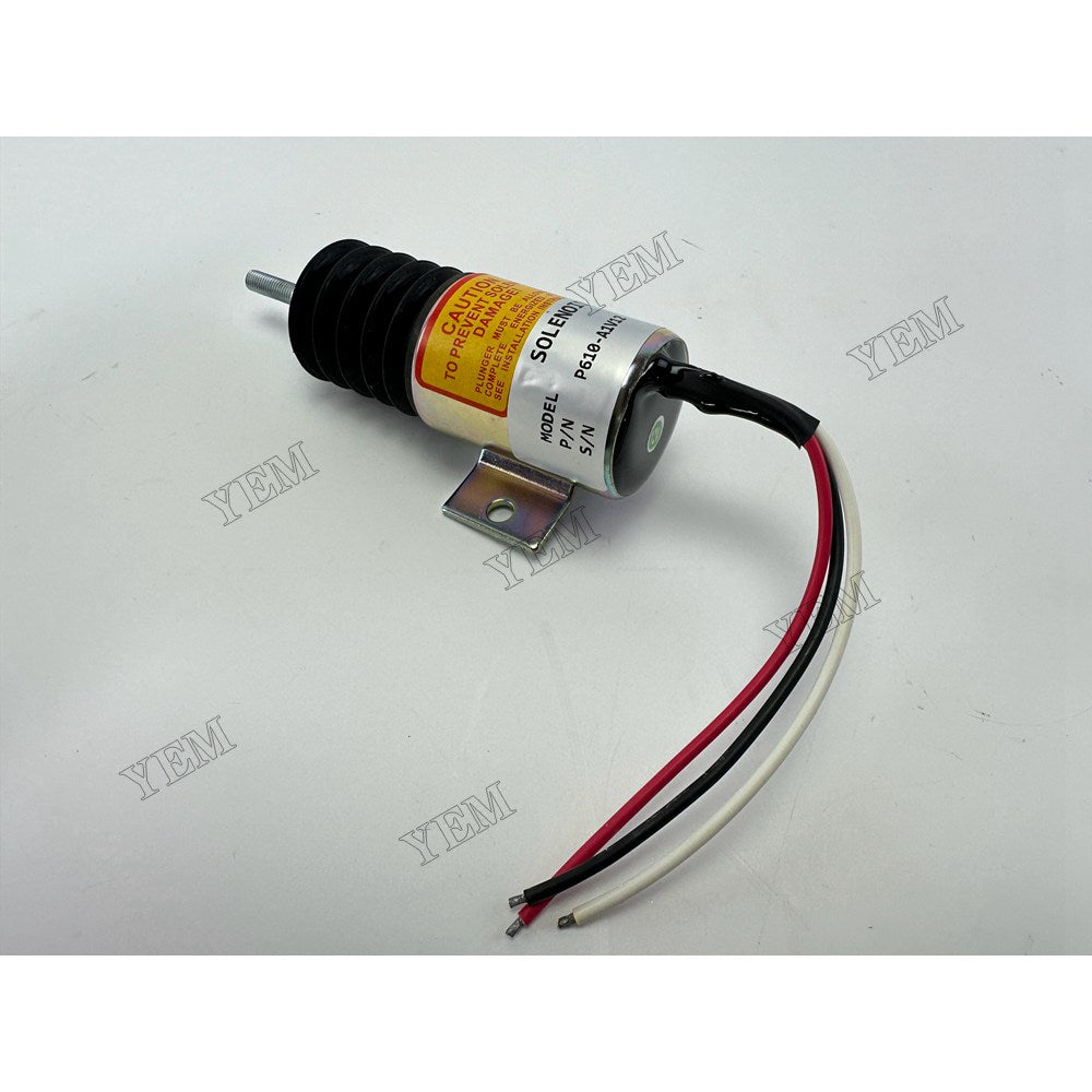 YEM Parts P610-A1V12 Solenoid Valve 12V For Engine Diesel Engine Spare Parts