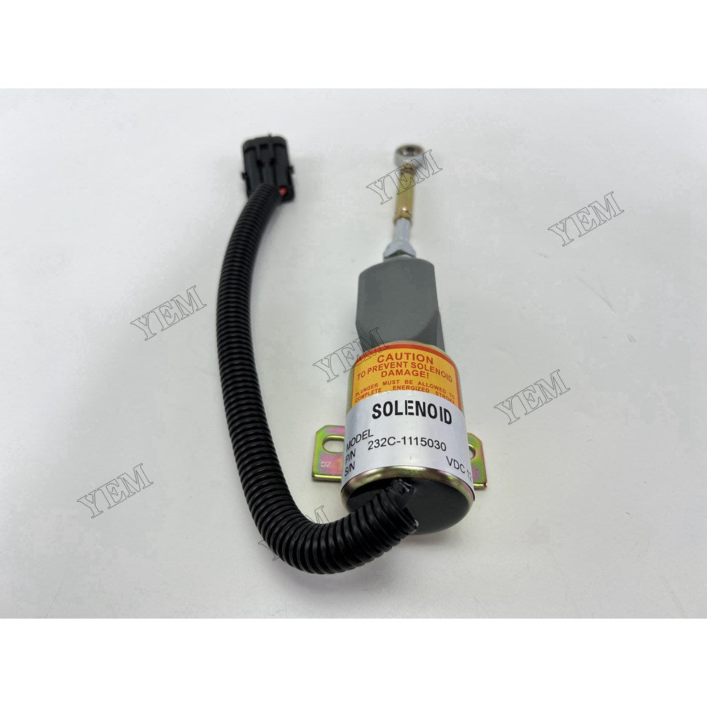YEM Parts 232C-1115030 P612-A13V12 Solenoid Valve 12V For Yuchai Engine For Yuchai