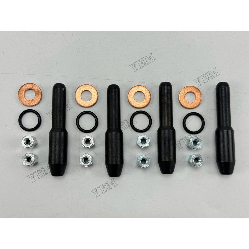 YEM Parts 4 pcs Injector Assembly 095000-6490 RE529118 for John Deere 4045 Engine