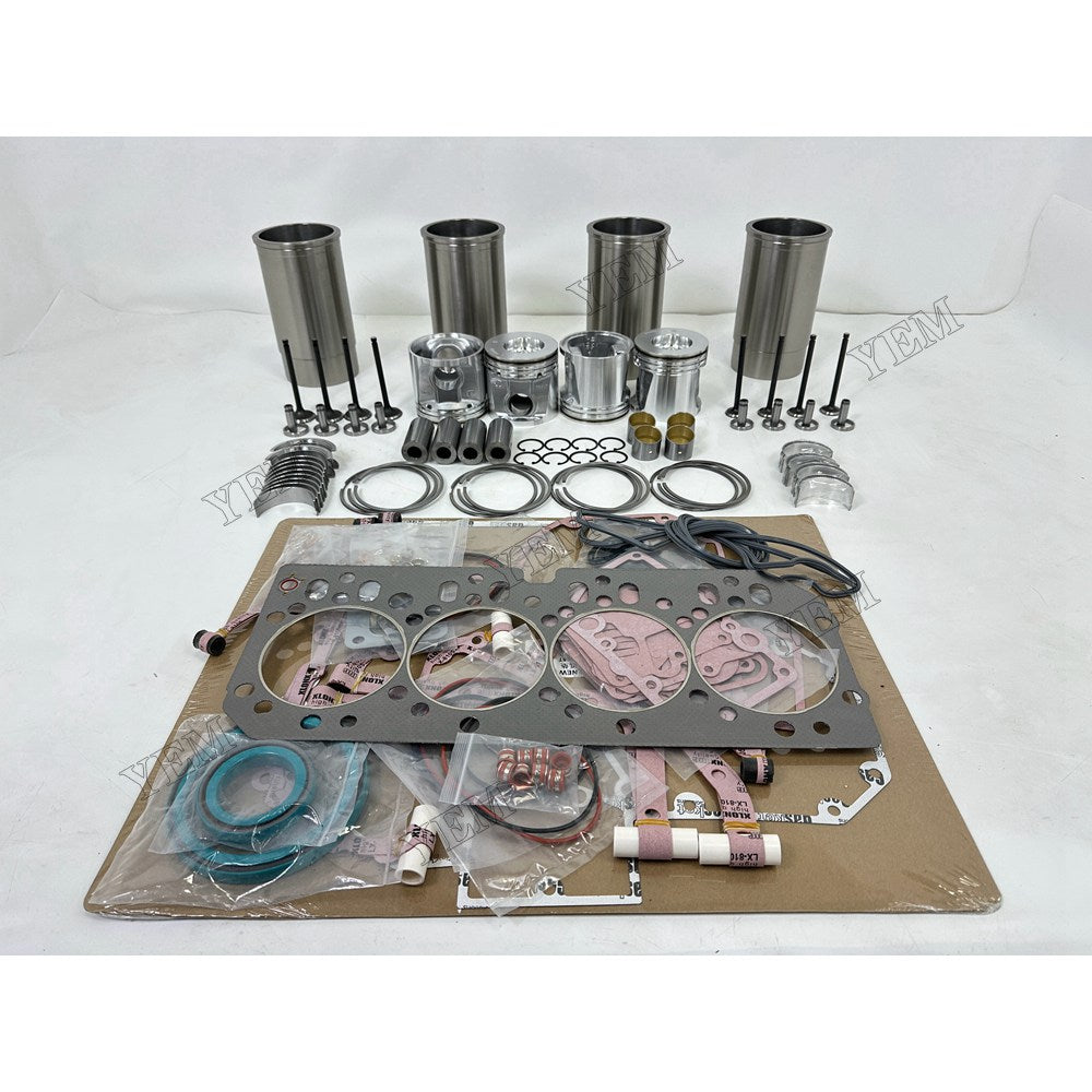 YEM Parts 4 pcs Overhaul Rebuild Kit RE554414 for John Deere 4045 Engine