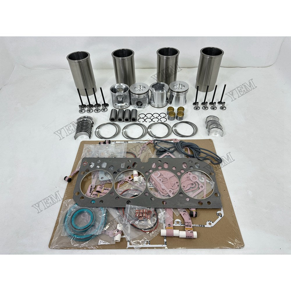 YEM Parts 4 pcs Overhaul Rebuild Kit RE554414 for John Deere 4045 Engine For John Deere