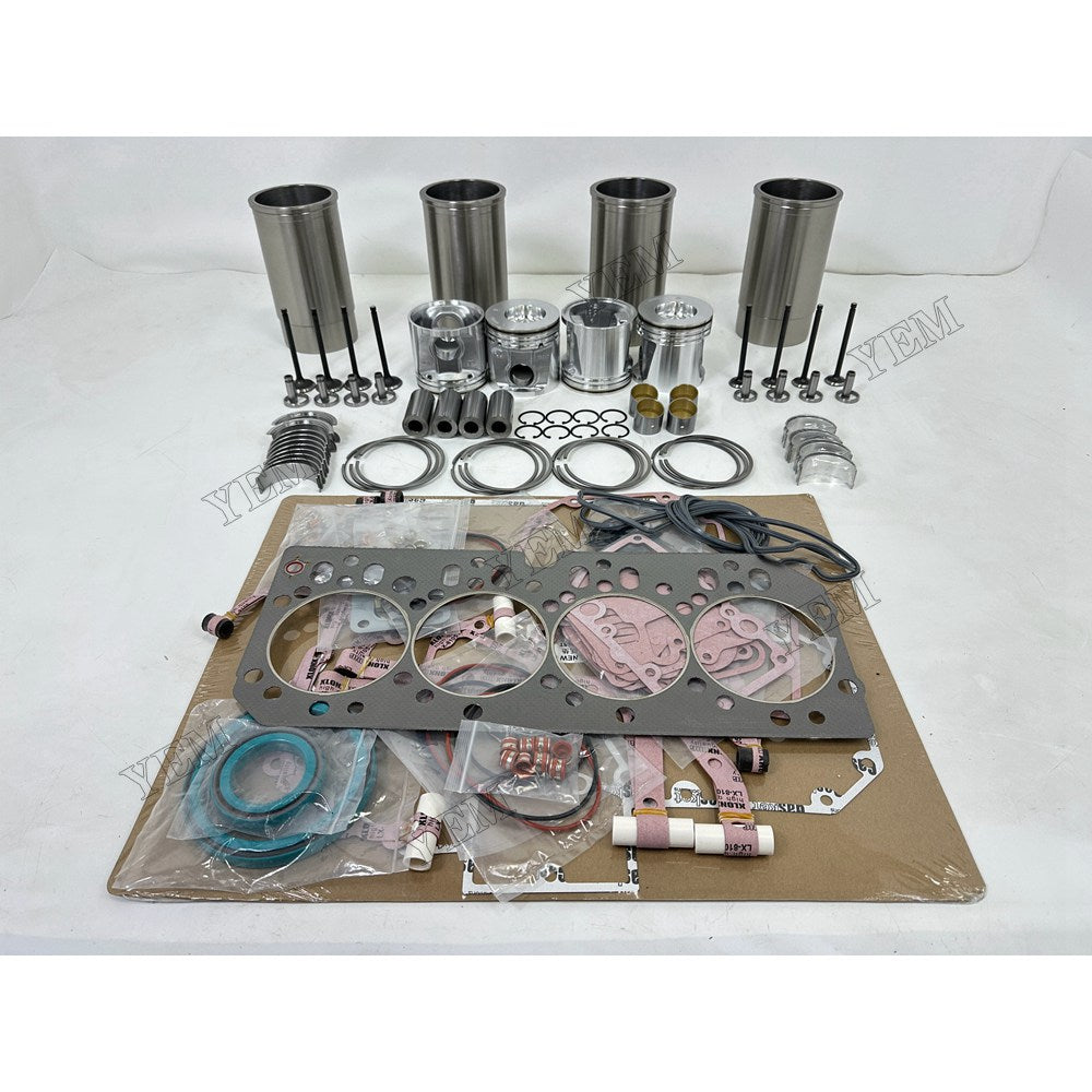 YEM Parts 4 pcs Overhaul Rebuild Kit RE554414 for John Deere 4045 Engine For John Deere