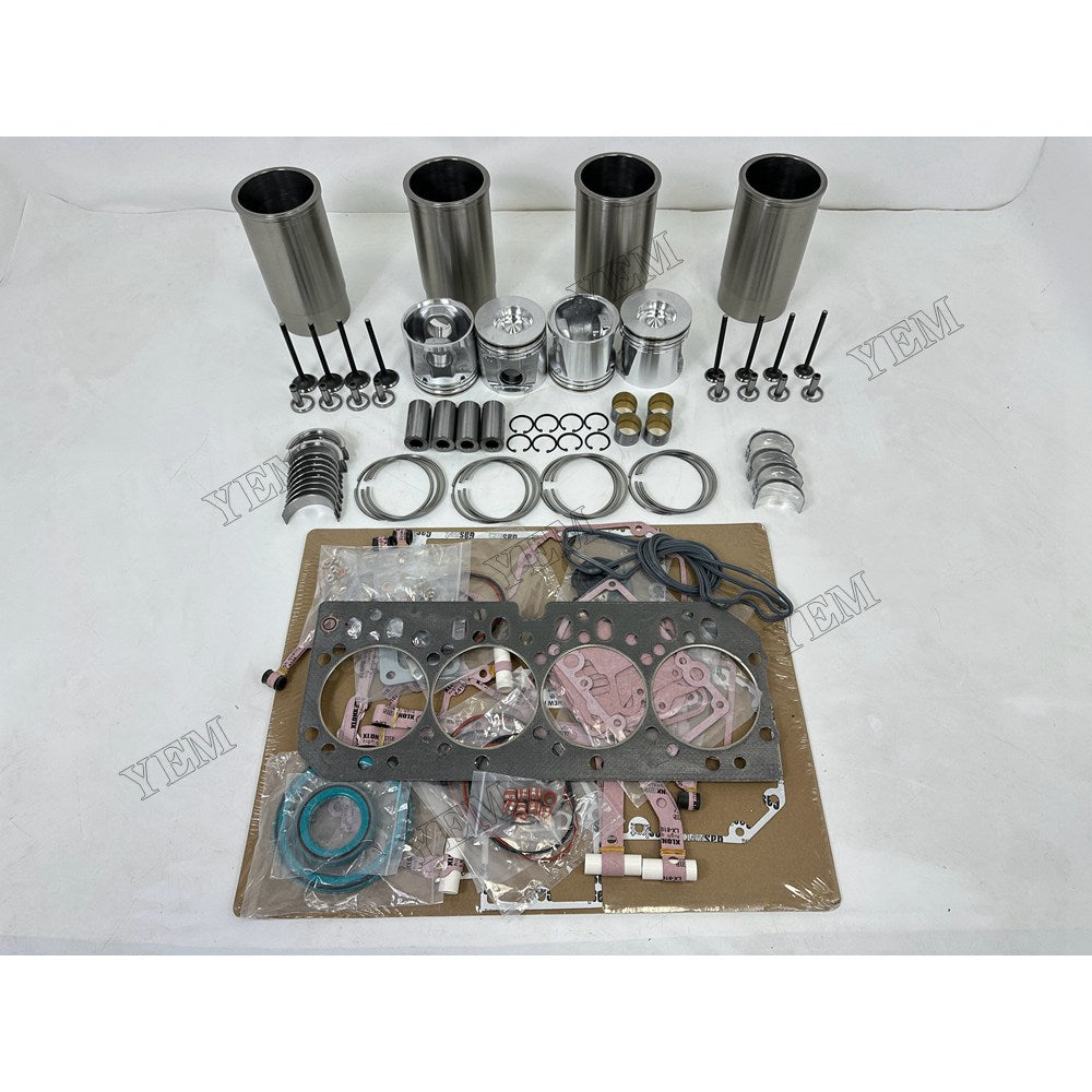 YEM Parts 4 pcs Overhaul Rebuild Kit RE554414 for John Deere 4045 Engine For John Deere