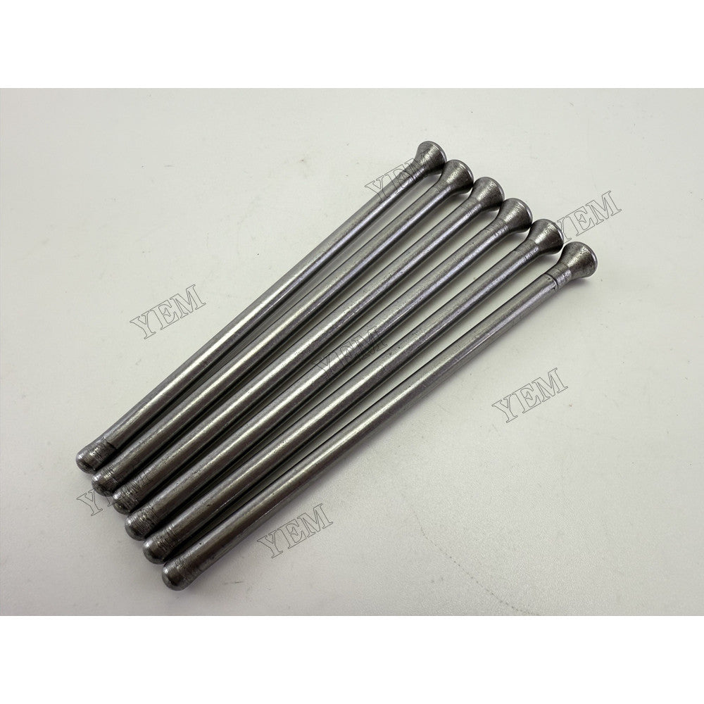 YEM Parts 6 pcs Valve Push Rod for Kubota D1105 Engine Engine Spare Parts For Kubota