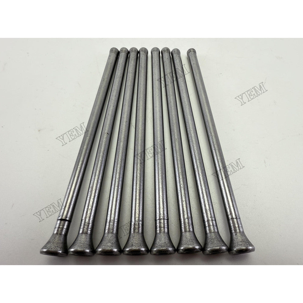 YEM Parts 8 pcs Valve Push Rod for Kubota V1405 Engine Engine Spare Parts
