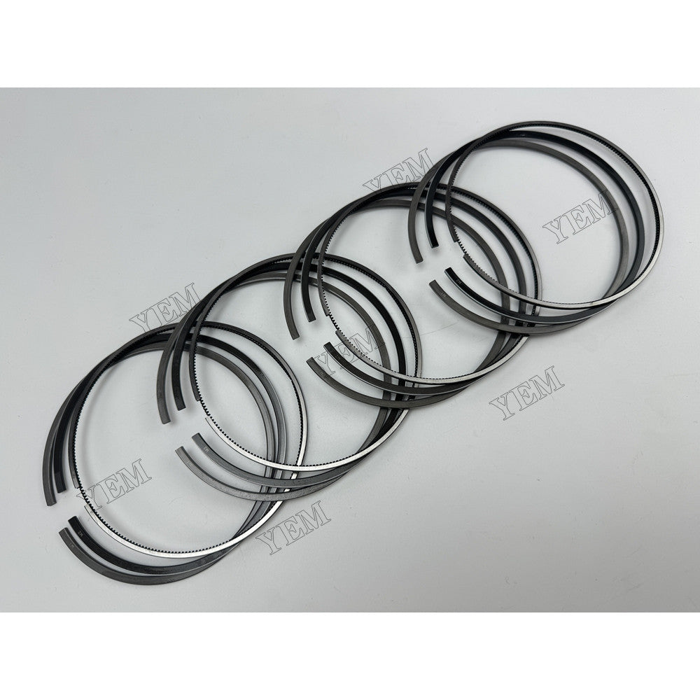 YEM Parts 4 pcs Piston Rings Set STD for Kubota V3800 Engine