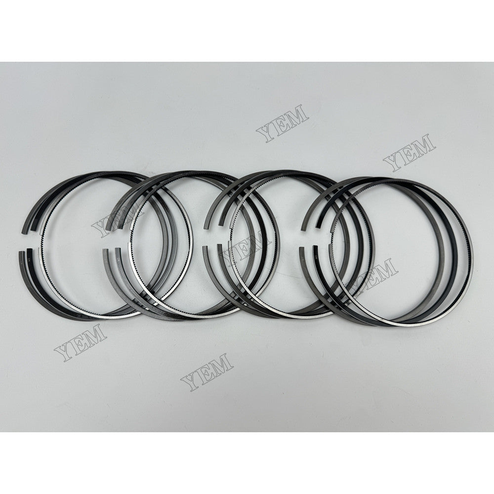 YEM Parts 4 pcs Piston Rings Set STD for Kubota V3800 Engine For Kubota
